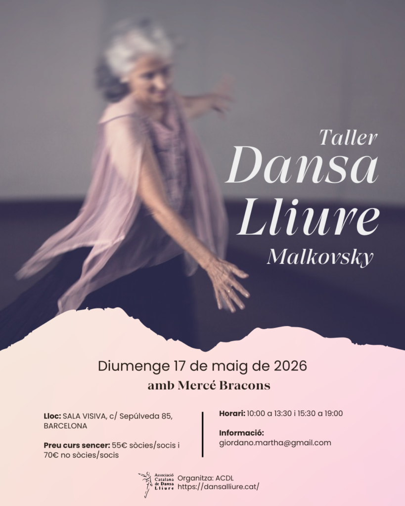17 de maig 2026, curs dansa amb Mercè Bracons